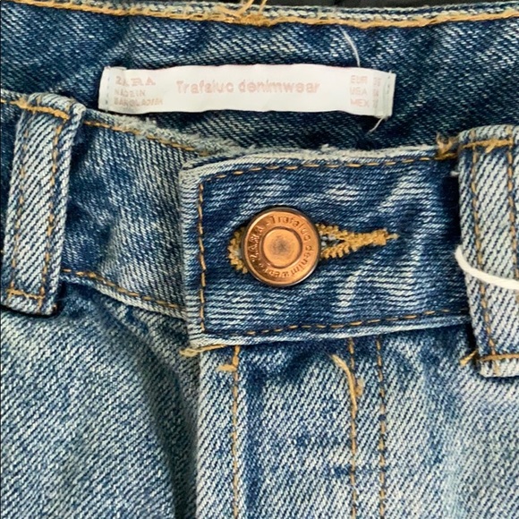 BRAND NEW ZARA JEAN SHORTS - Picture 7 of 7